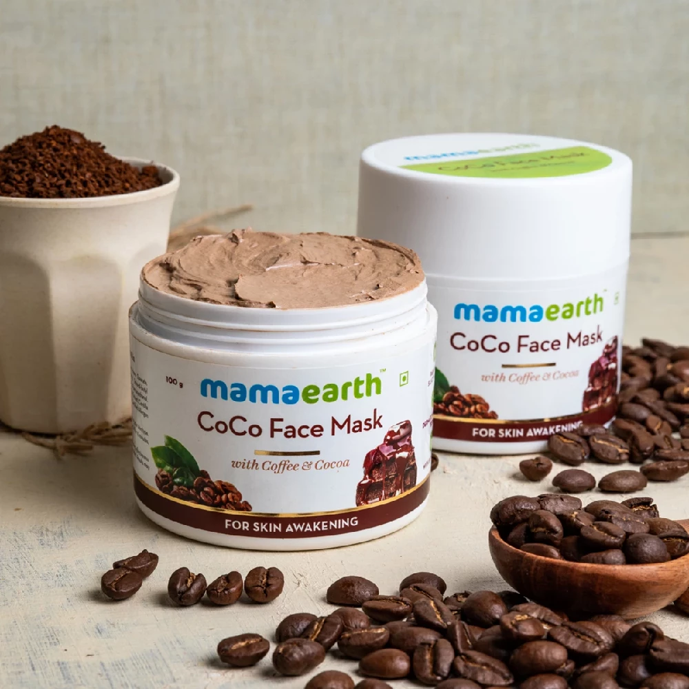 CoCo Face Mask with Coffee and Cocoa for Skin Awakening, 100g-2.webp